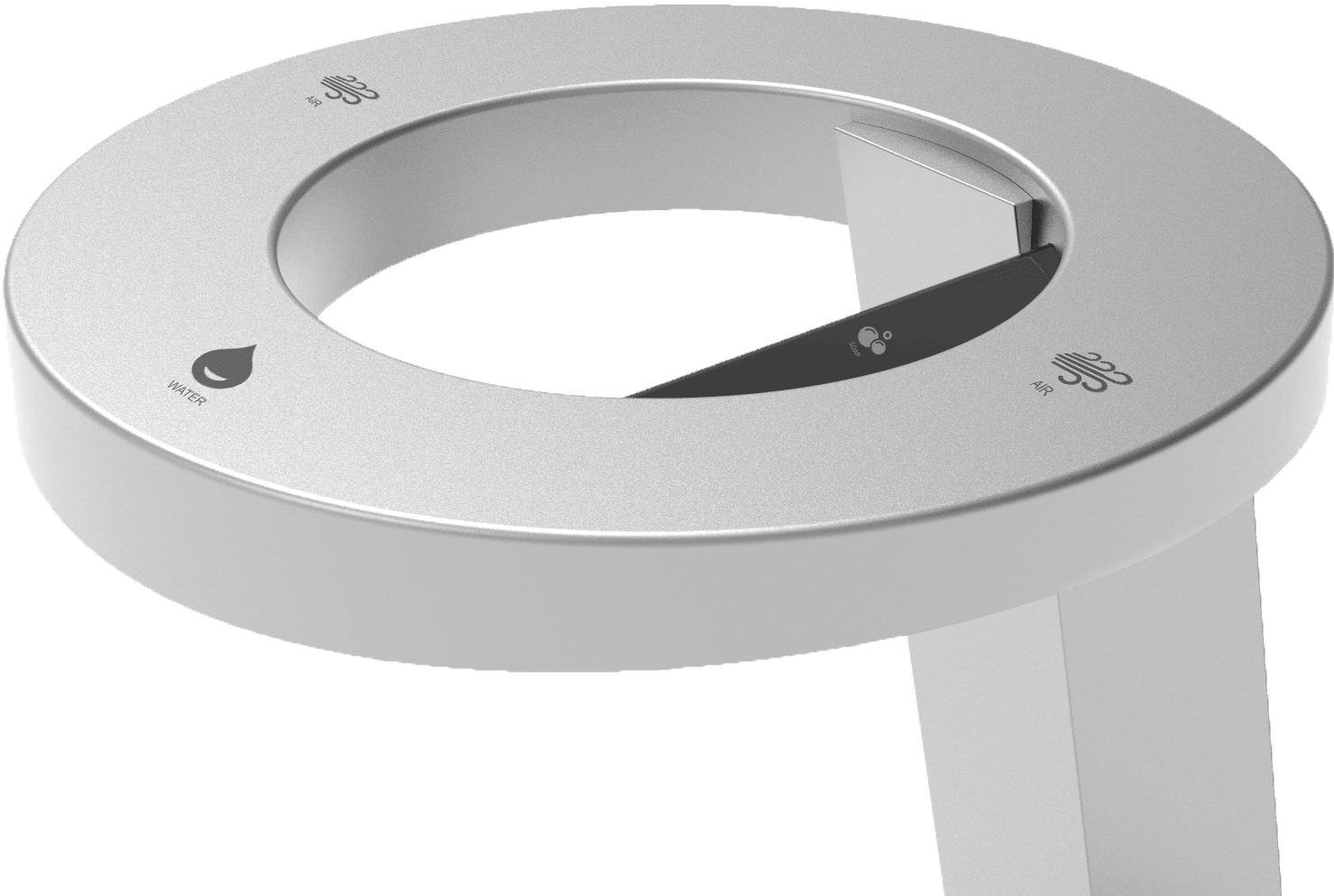 Handtork Soma Concept 3 Silver - handtork, tvål och vattenkran